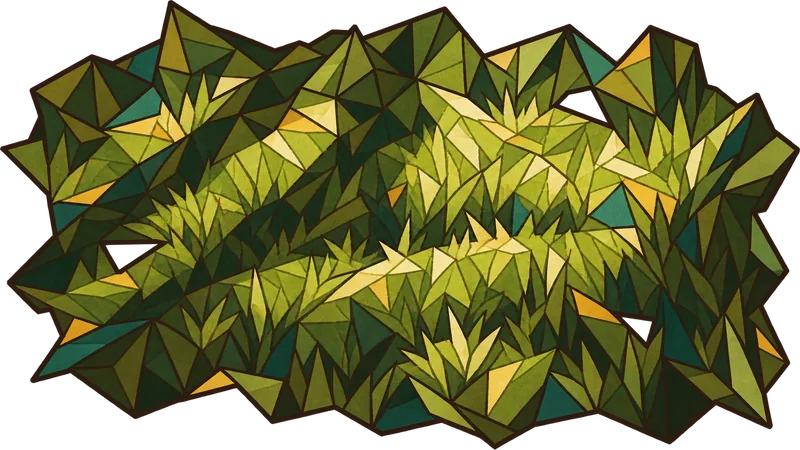 Stained-glass illustration for Genesis 3, inspired by a photograph by Christian Nartatez
